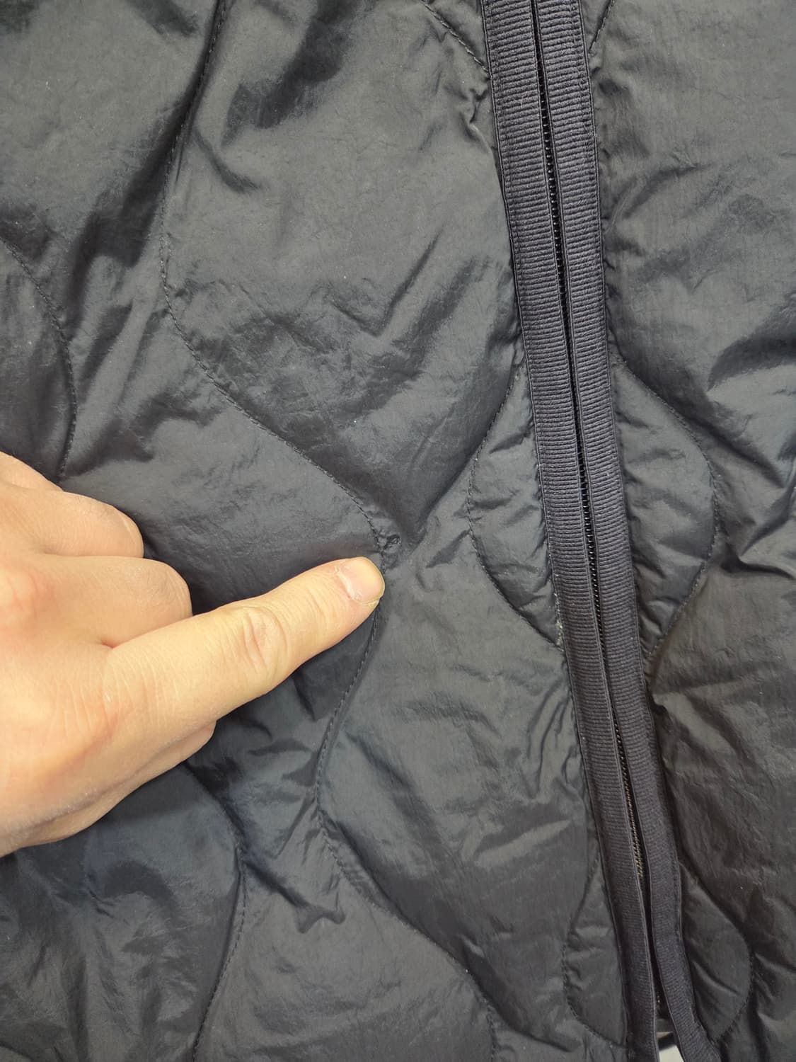 라이프워크 웨이브 퀄팅 패딩조끼 L 상품이미지9