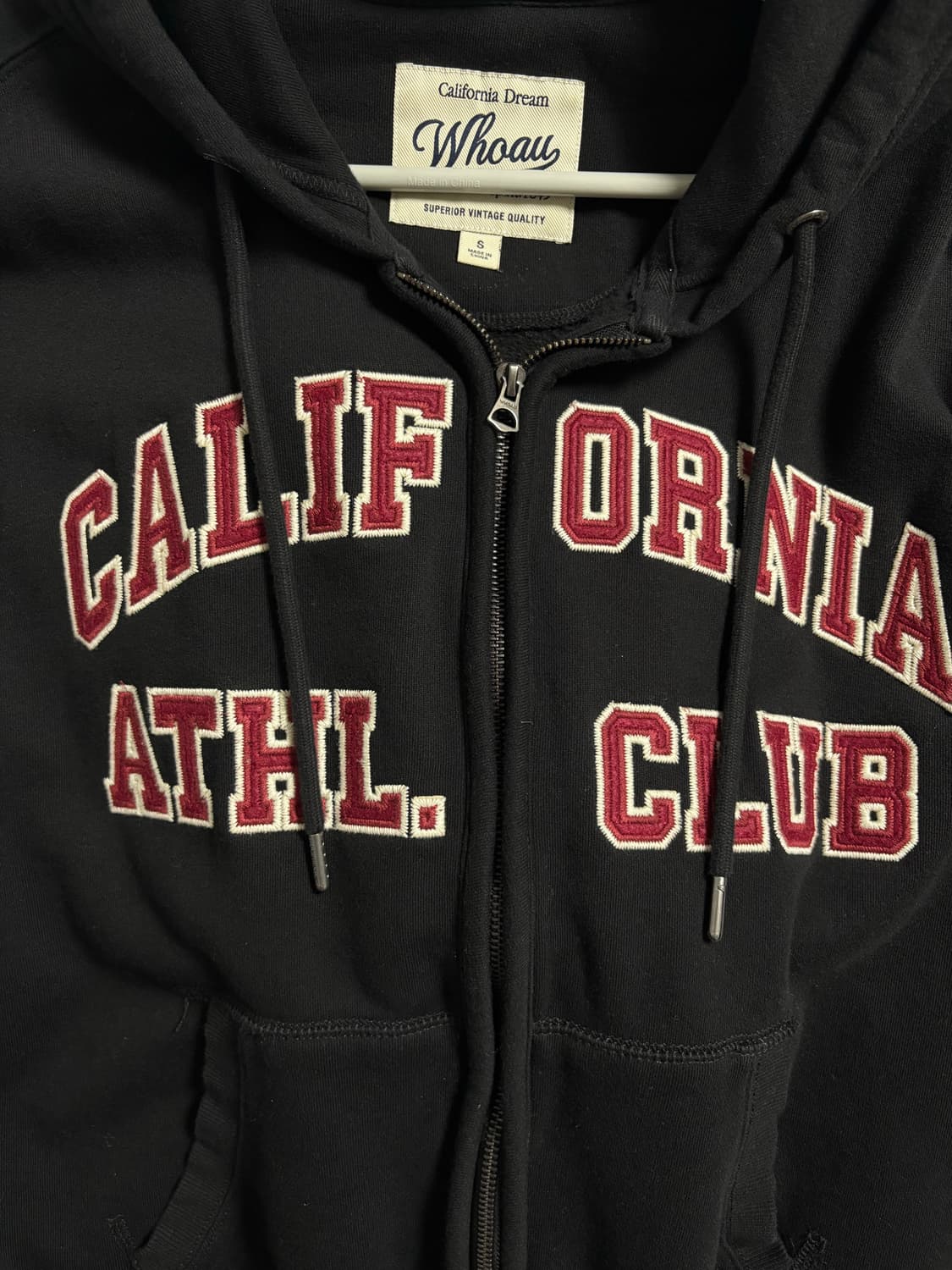 후아유 후드집업 블랙 S 상품이미지1