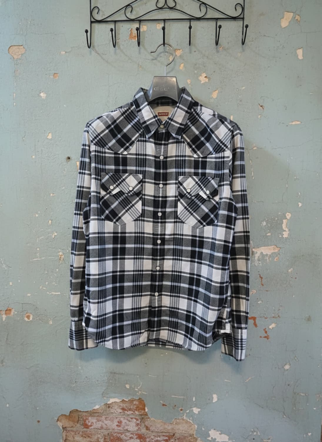 리바이스 웨스턴 체크 셔츠 S 상품이미지1