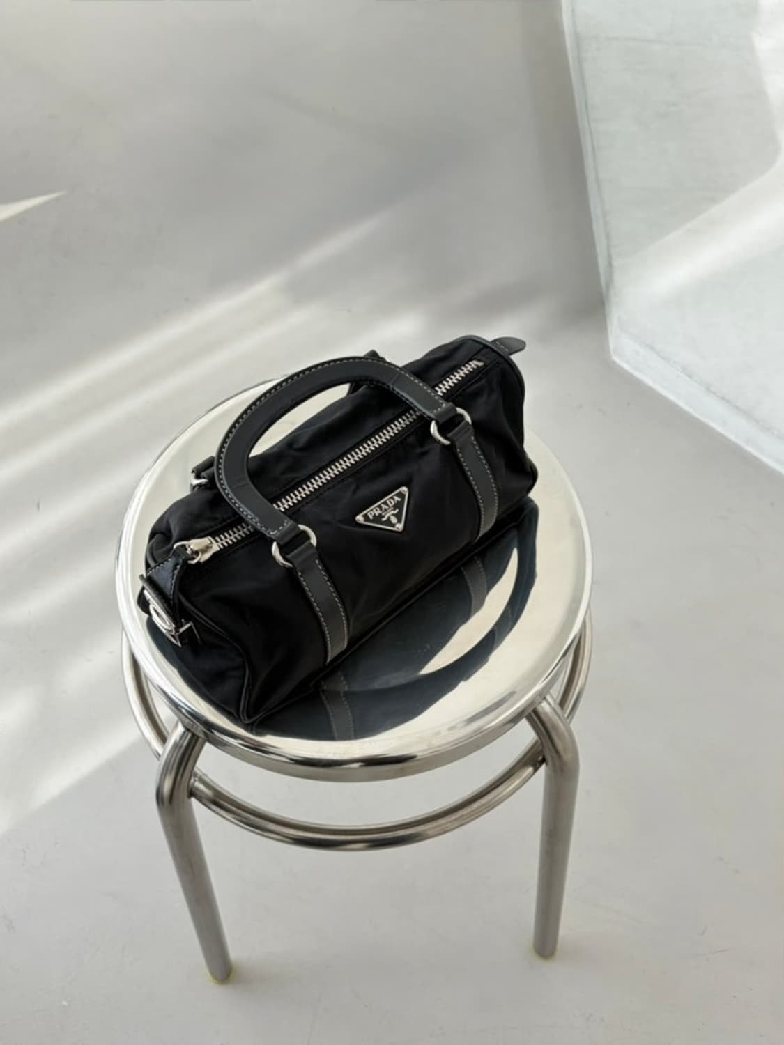 빈티지 프라다 미니 볼링백(정품) 상품이미지1