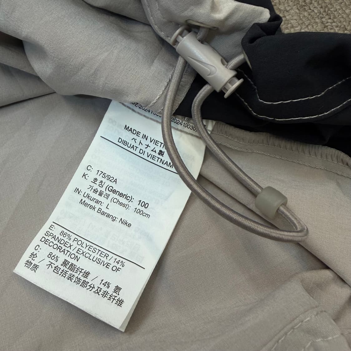 nike air 나이키 반팔 하프집업 아노락 탑  상품이미지4