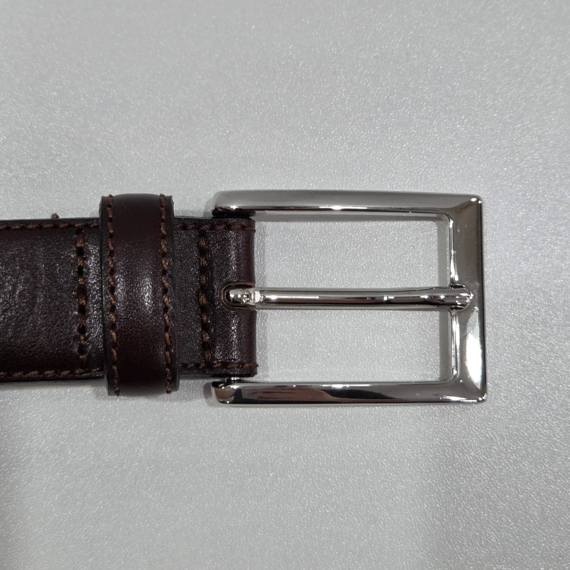 브룩스브라더스 레더 벨트 브라운 32/80  상품이미지2