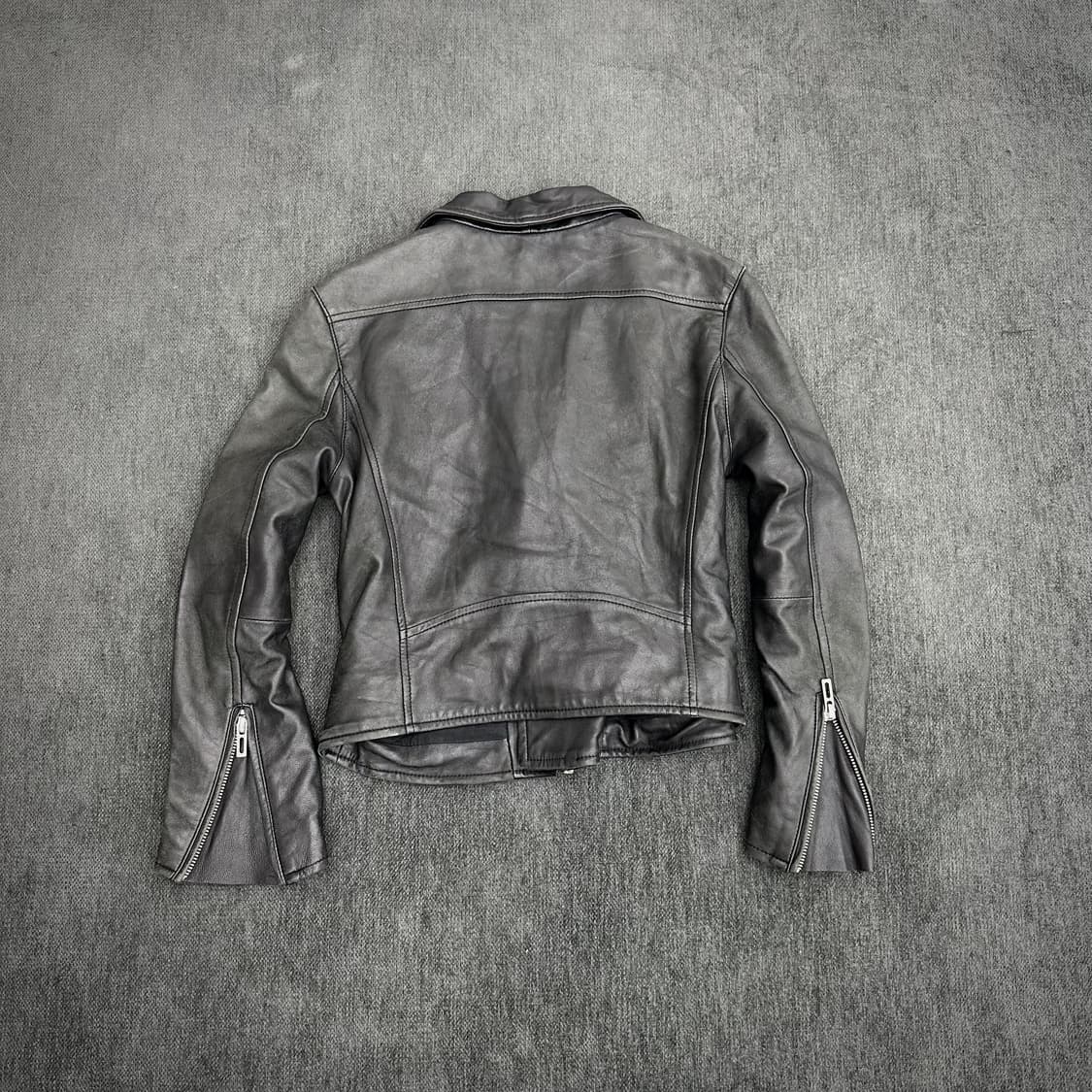 Domenico + savio rider leather jacket 상품이미지4