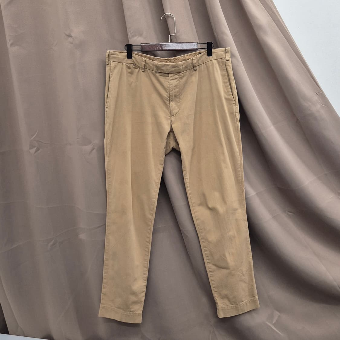 폴로 테일러드 슬림핏 피마 코튼 바지 34 상품이미지1