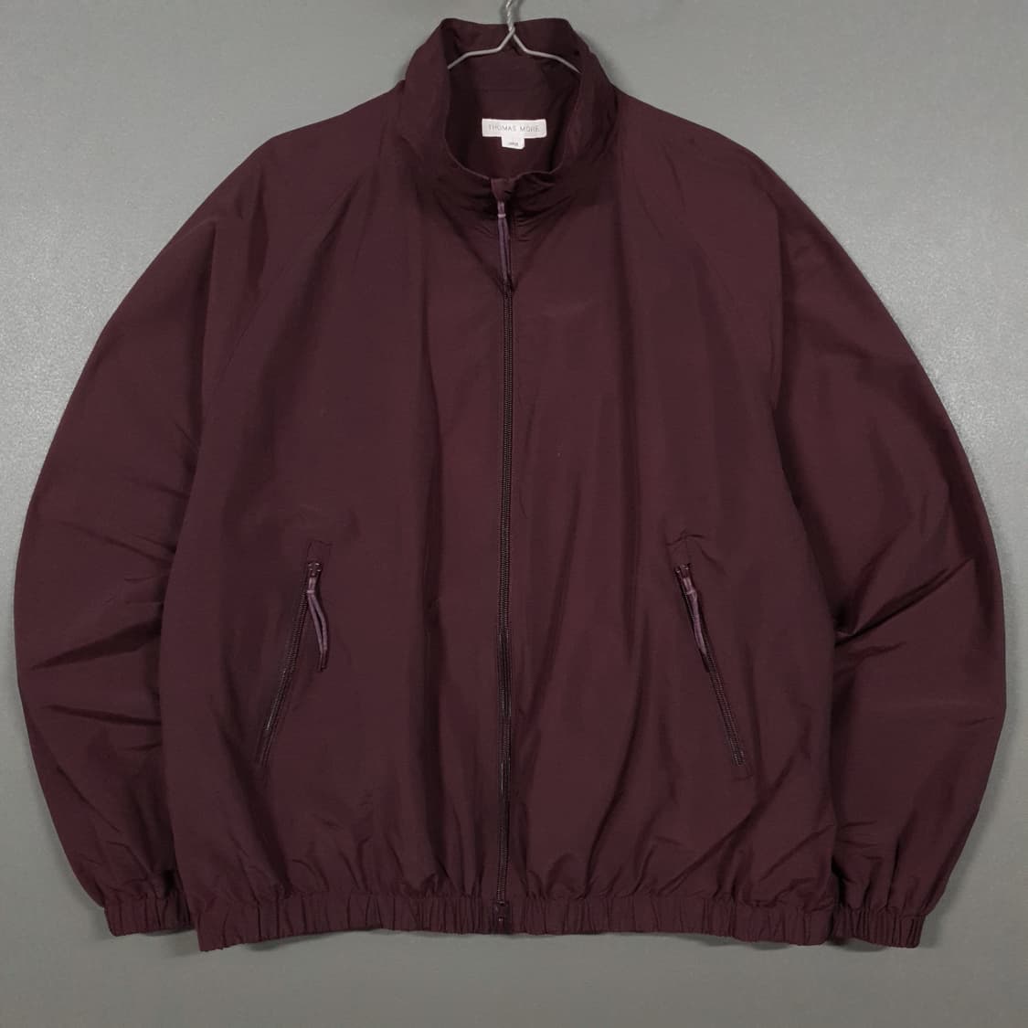 토마스모어 신형 23ss TD5-JP01 탱커 블루종 자켓 와인 버건디 상품이미지2
