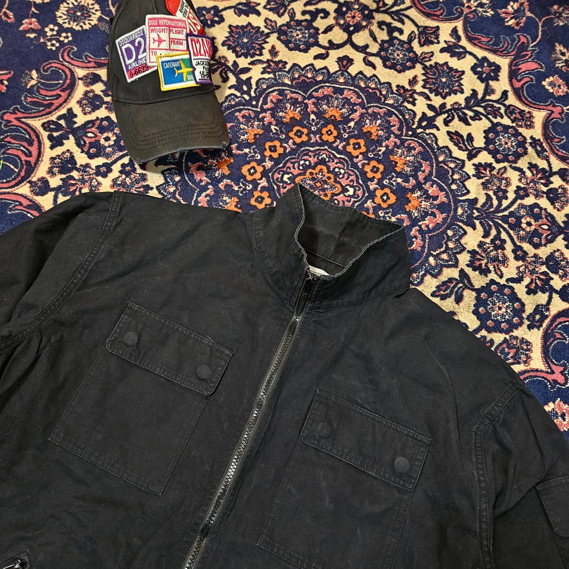 파르티맨토 유틸리티 빈티지 야상 자켓 M size 상품이미지3