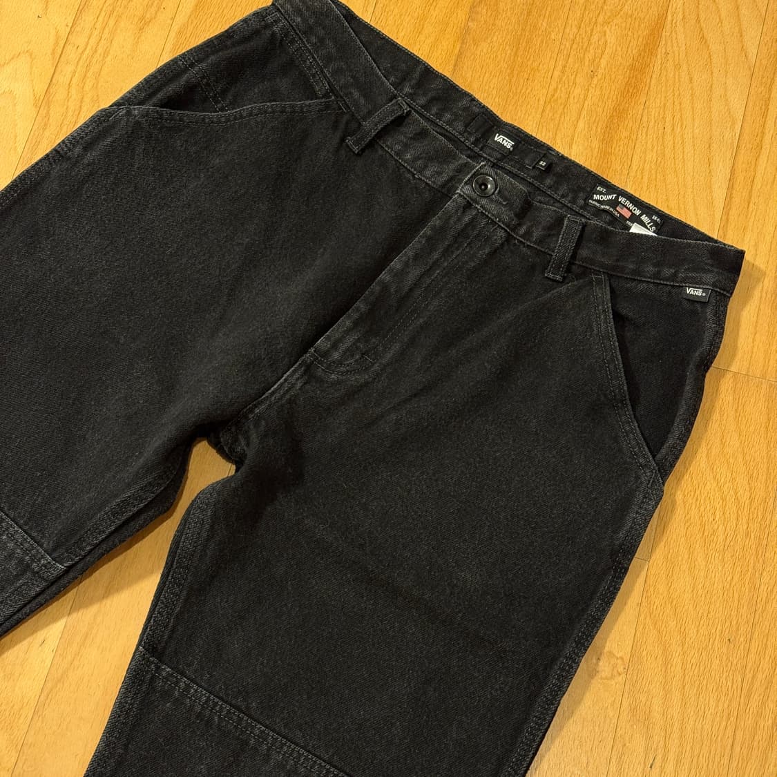 반스 워크웨어 데님 32 블랙 상품이미지2