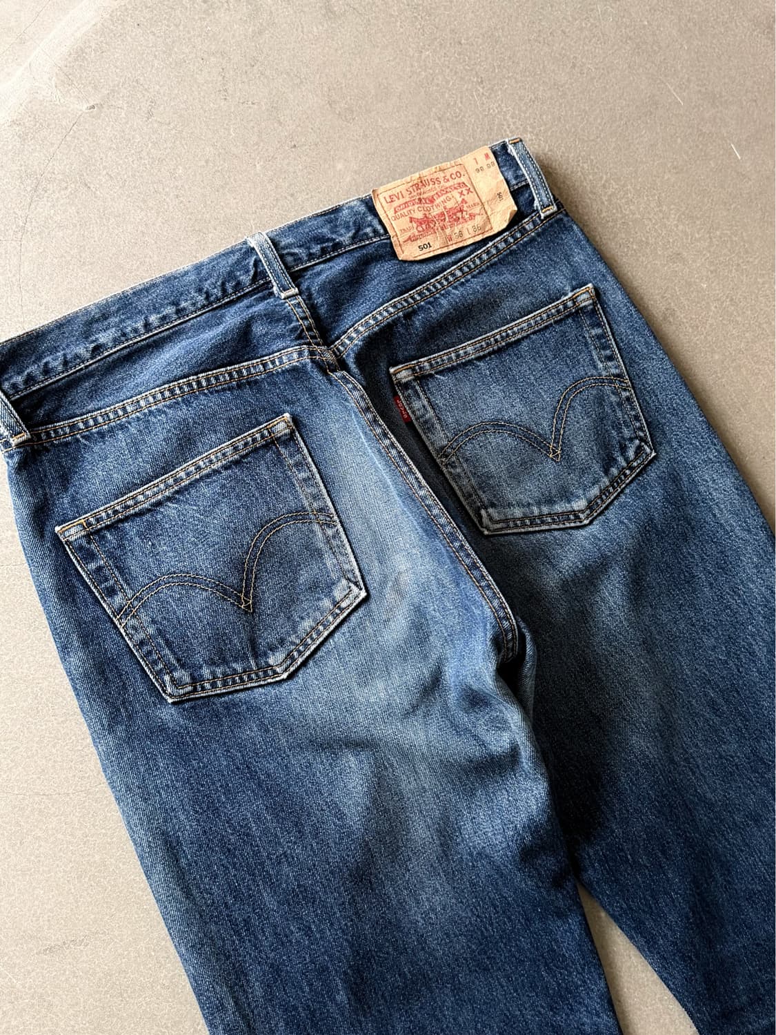 Vintage Levi's 501 Washing Denim Pants 상품이미지5