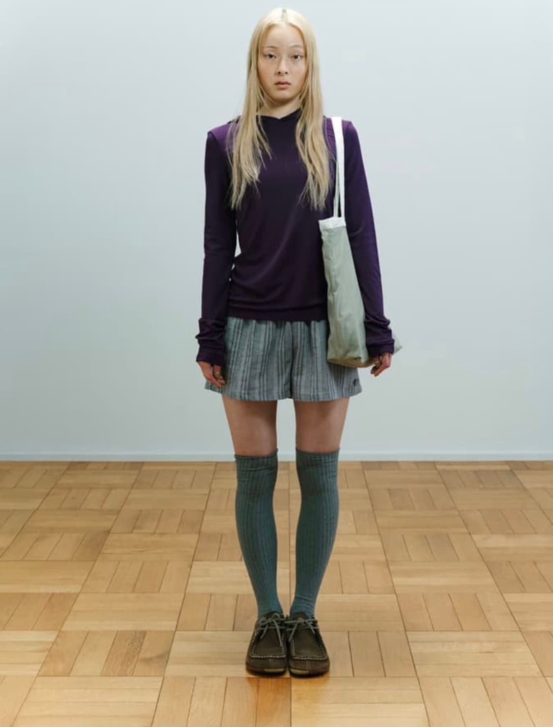 코이세이오038 슬림 후디 롱슬리브 퍼플 상품이미지1