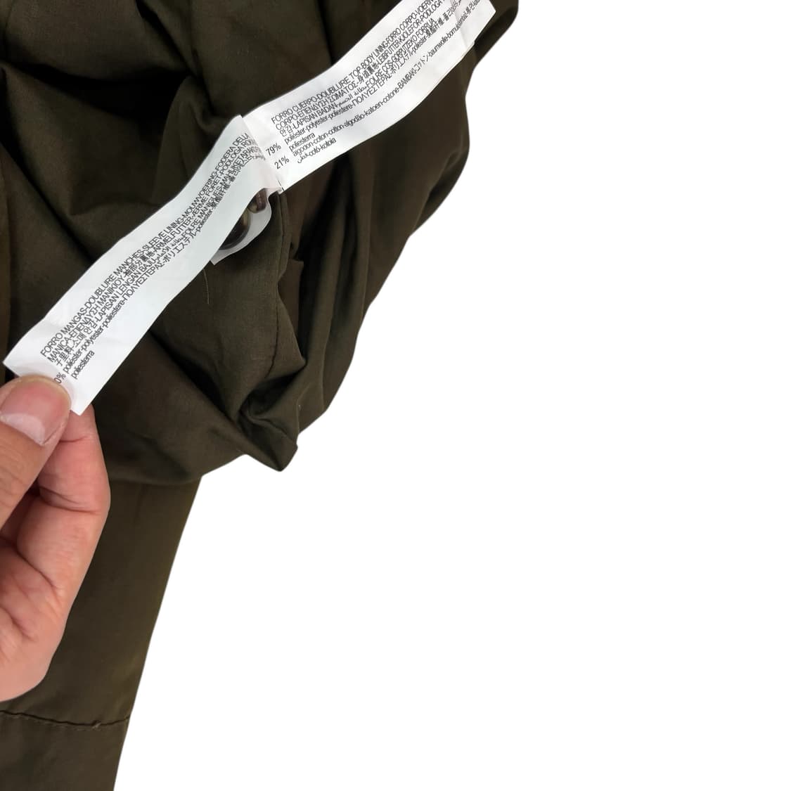 자라 카키 클래식 야상 자켓 상품이미지3