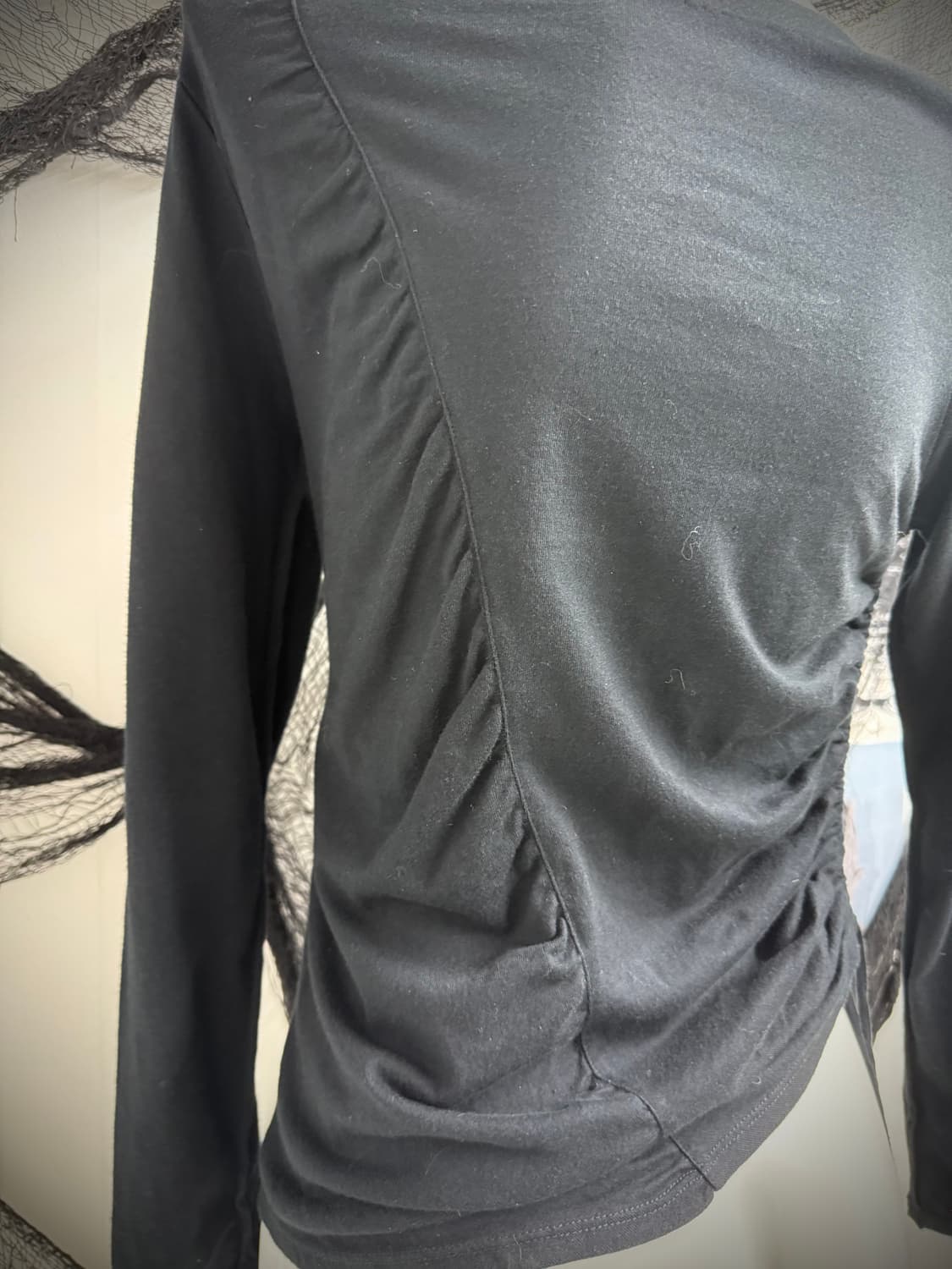 Shirring damaged detail longsleeve 상품이미지6