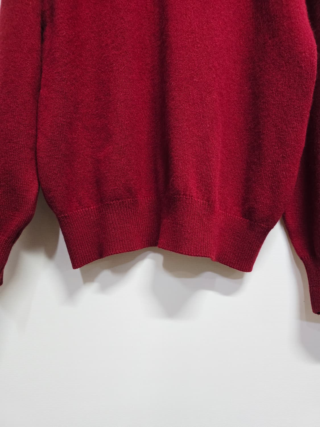 입생로랑 레드 카라넥 니트 올드스쿨 상품이미지3