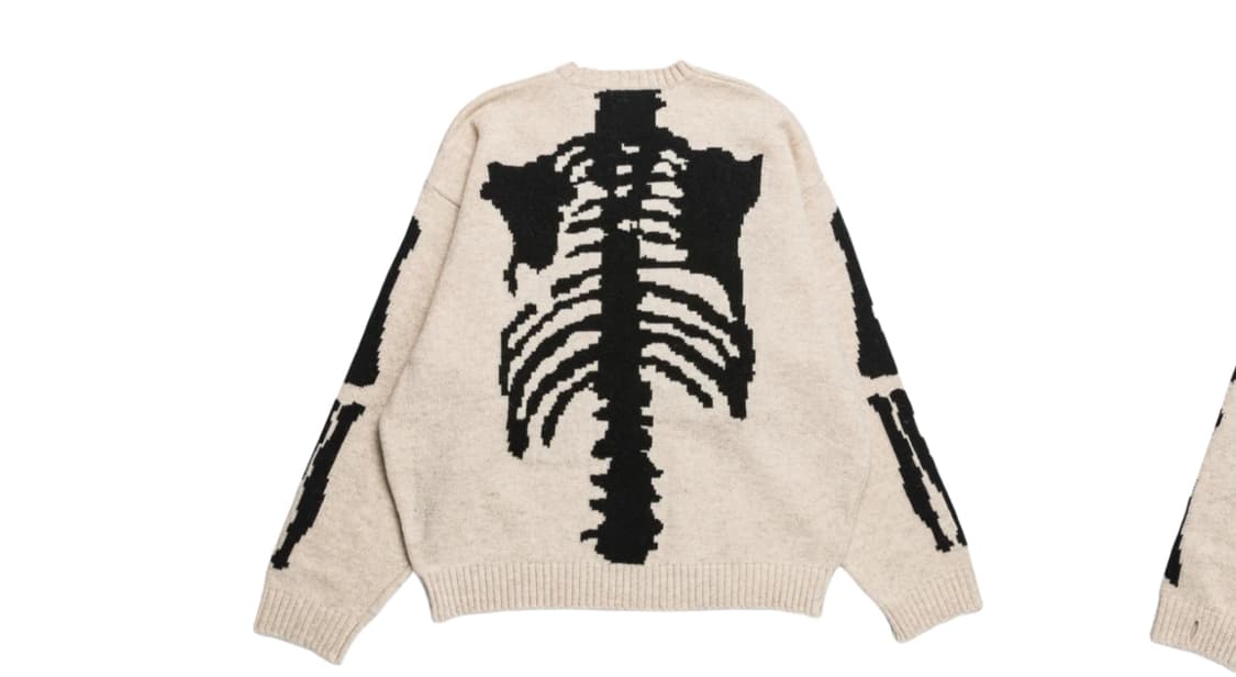 캐피탈 5G 울 본 크루넥 스웨터 키나리 상품이미지1