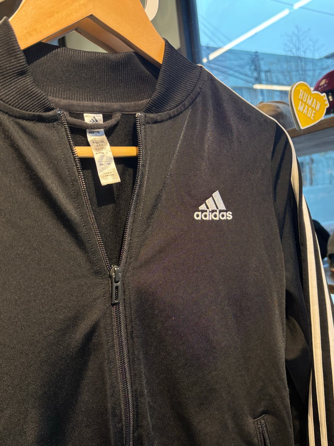 아디다스 블랙 트랙탑 져지 S 상품이미지3