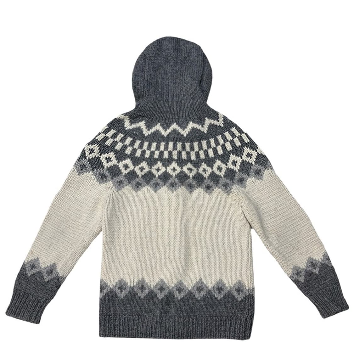 코위찬 노르딕 패턴 후드 가디건 F 상품이미지5