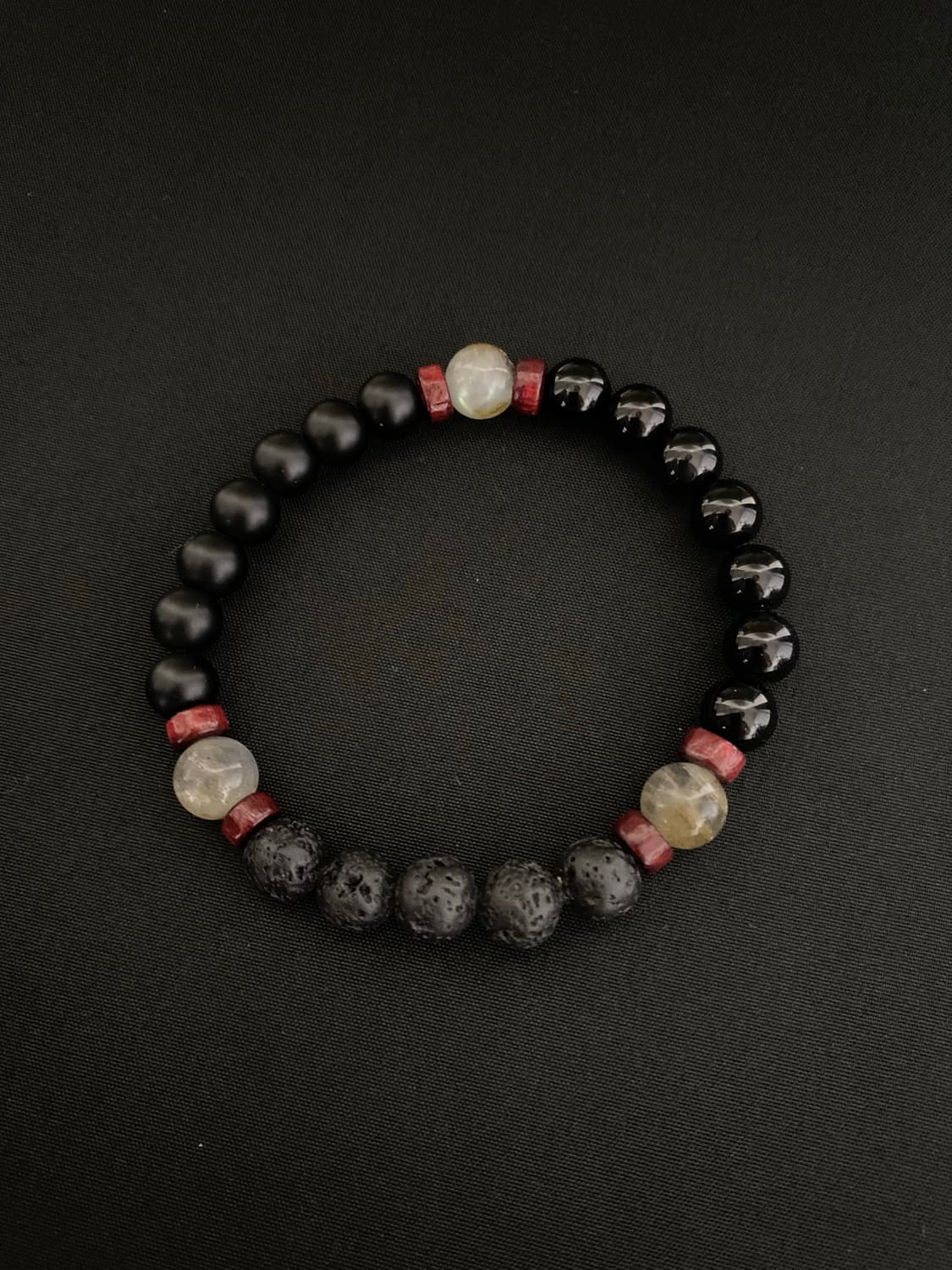 블랙 원석 팔찌 상품이미지3