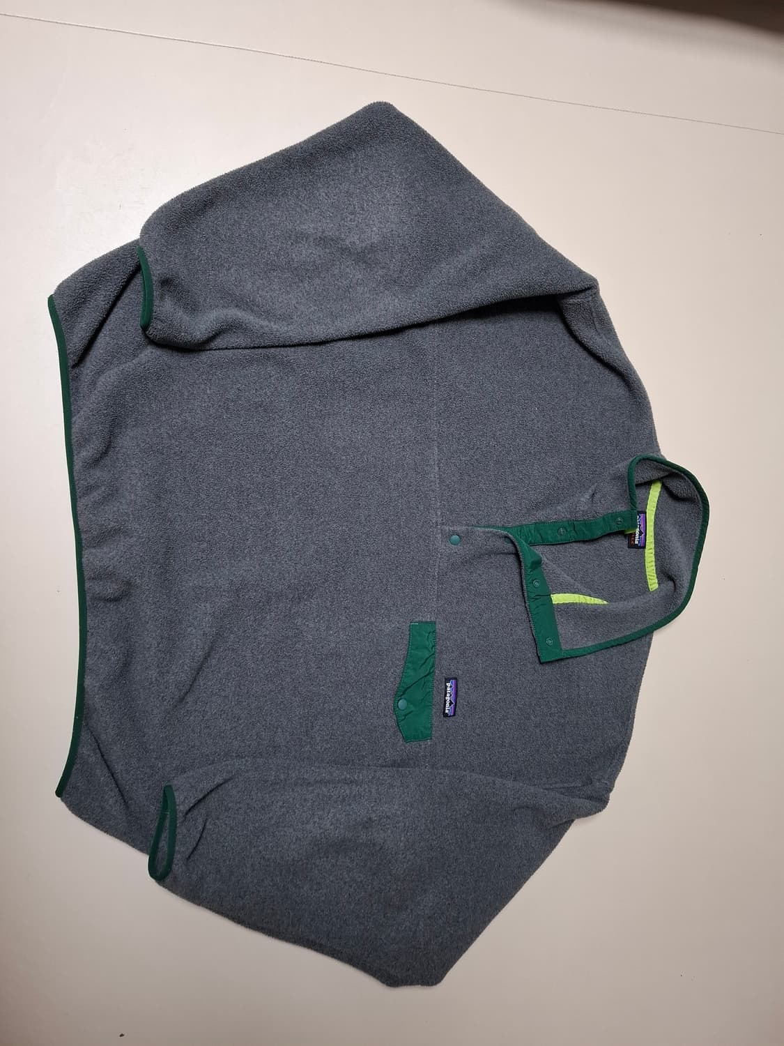 2XL 파타고니아 신칠라 회색 플리스 풀오버 상품이미지1