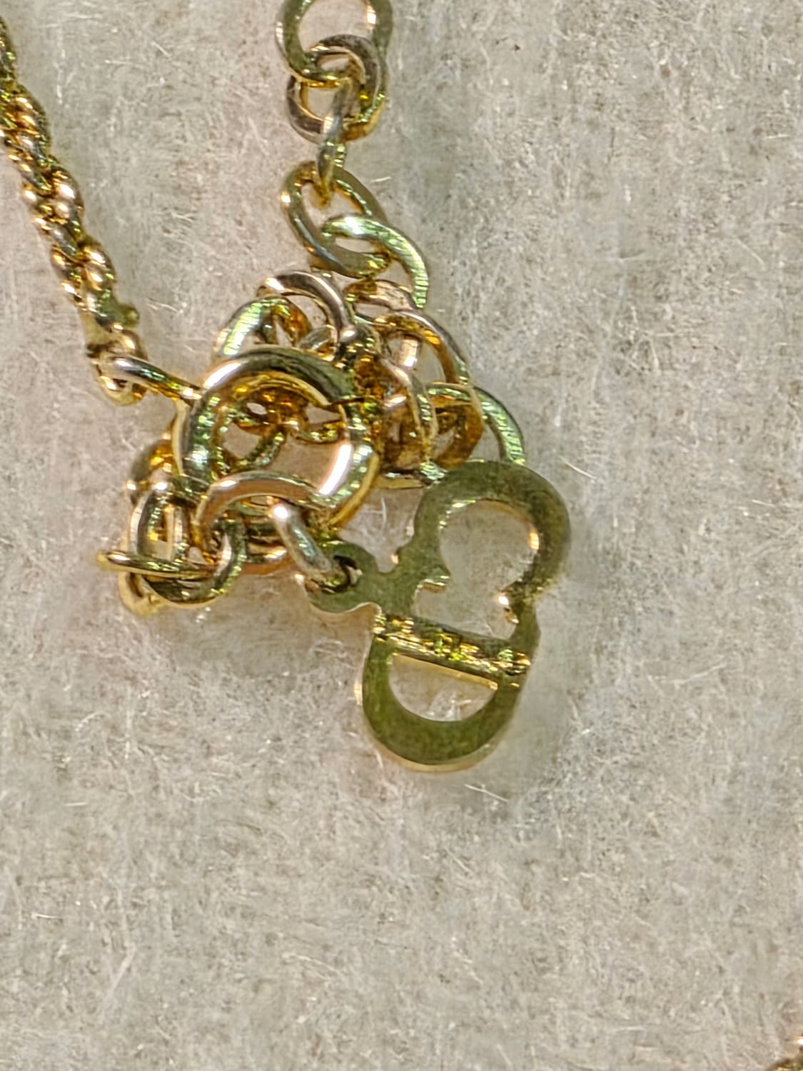 빈티지 디올 금장 목걸이 상품이미지4