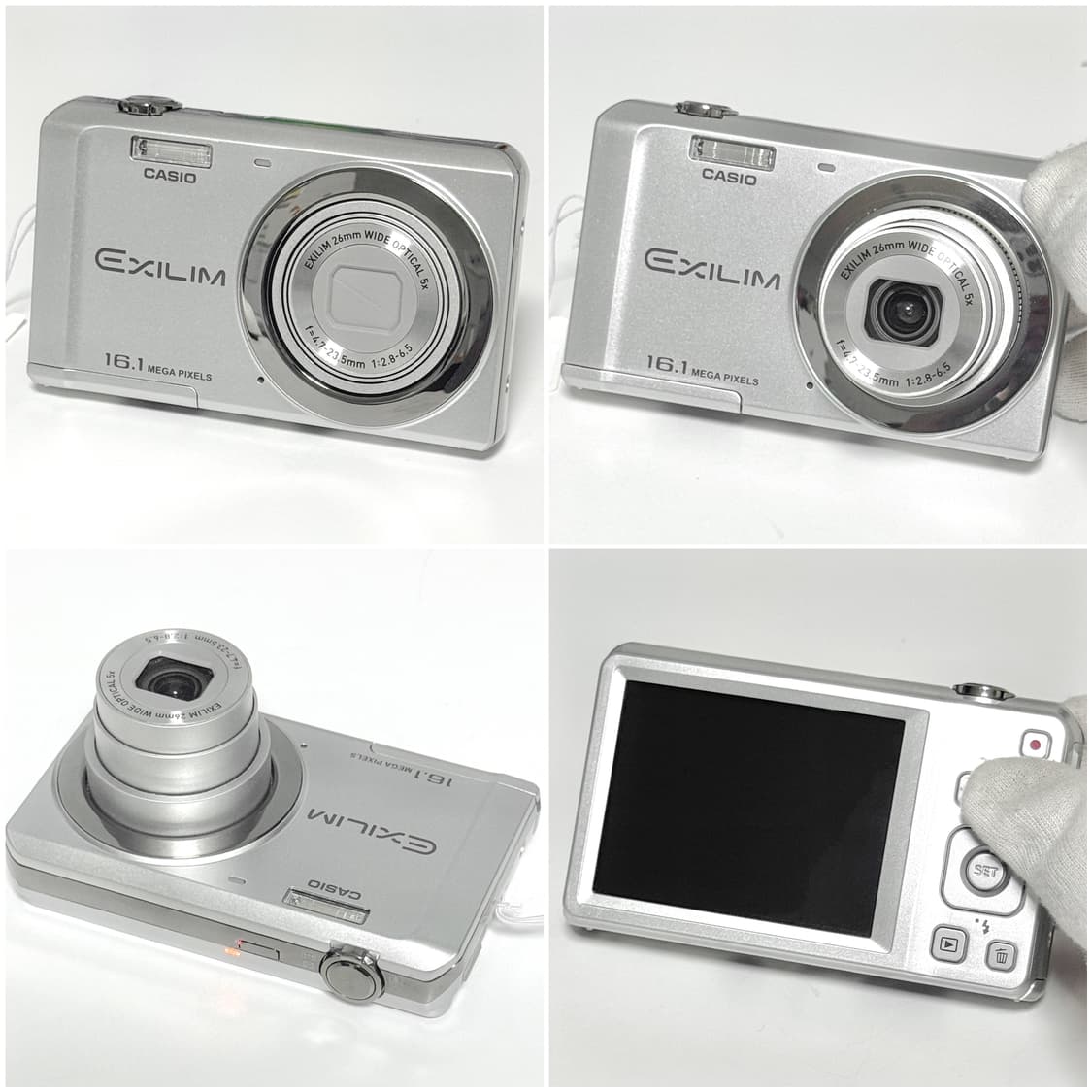 카시오 엑슬림 ZS6 / Z28 실버 빈티지디카 상품이미지3