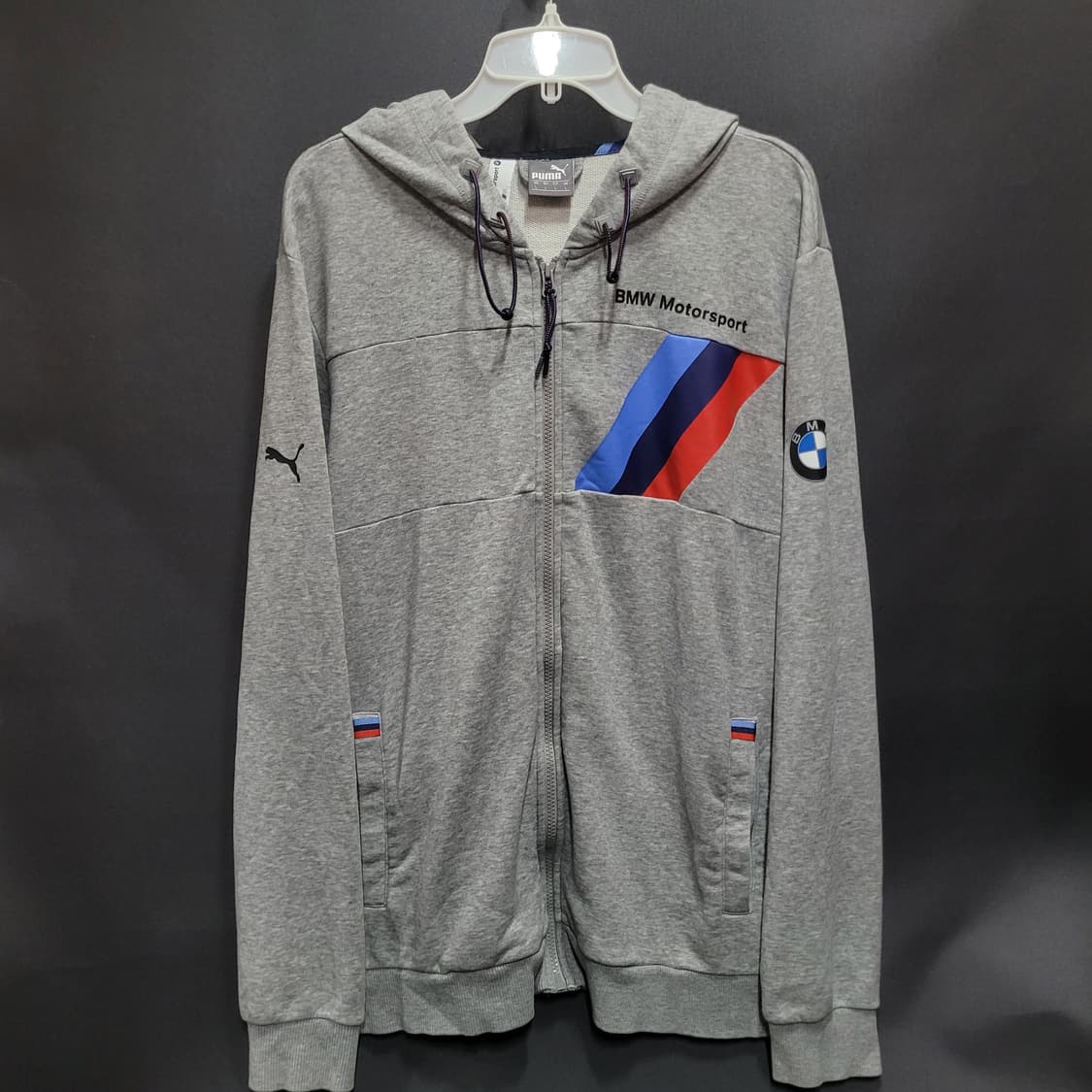 PUMA X BMW Mortorsport 후드 집업 자켓 상품이미지9