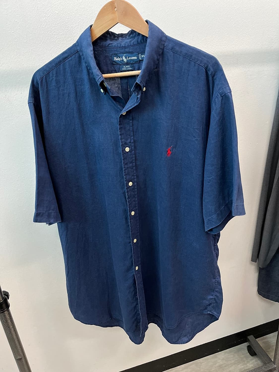 115) 폴로 네이비 린넨셔츠  상품이미지2