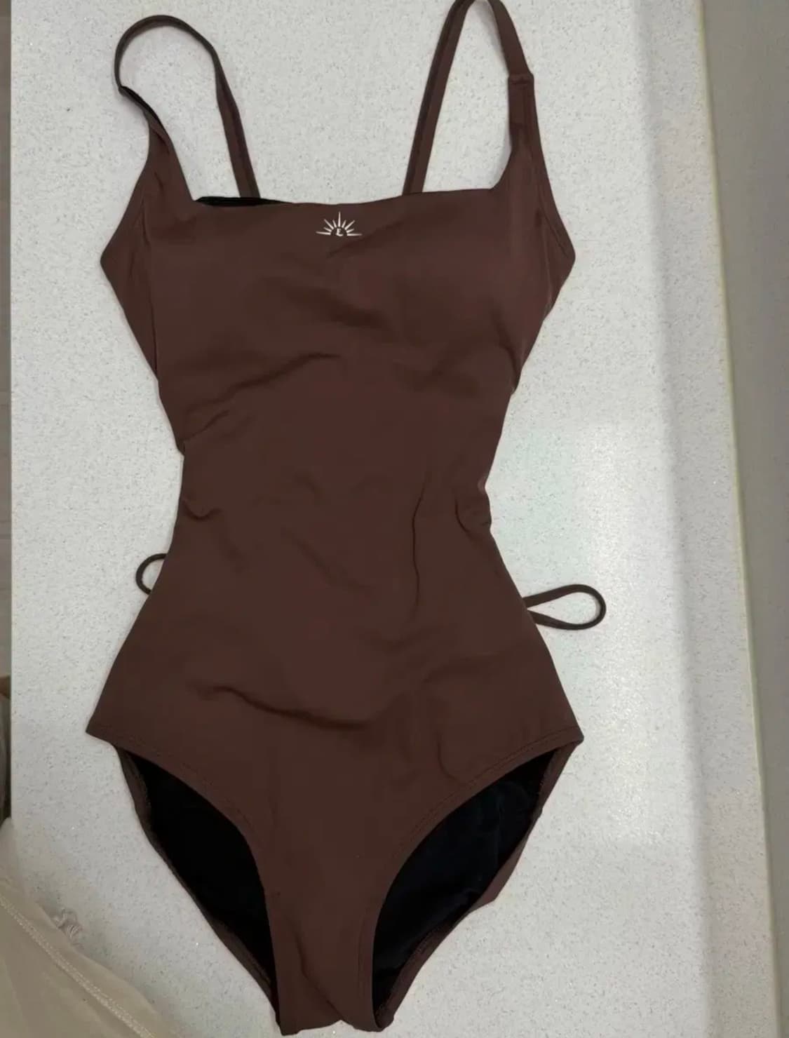 이스트씨 코르셋 수영복 브라운 상품이미지6