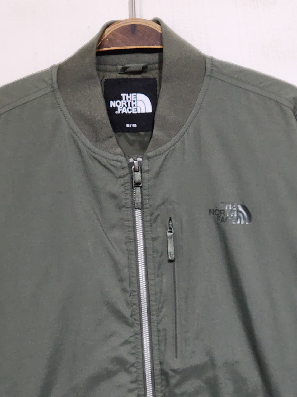 (M) 노스페이스 블루종 점퍼 카키 바람막이 아웃도어 자켓  상품이미지2