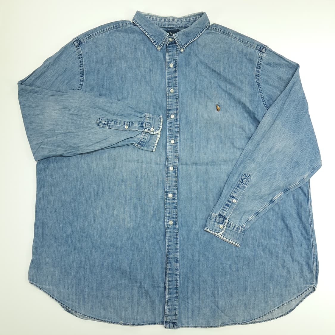 CN711 4XLT 폴로 랄프로렌 클래식 데님 긴팔 셔츠 남방 상품이미지2