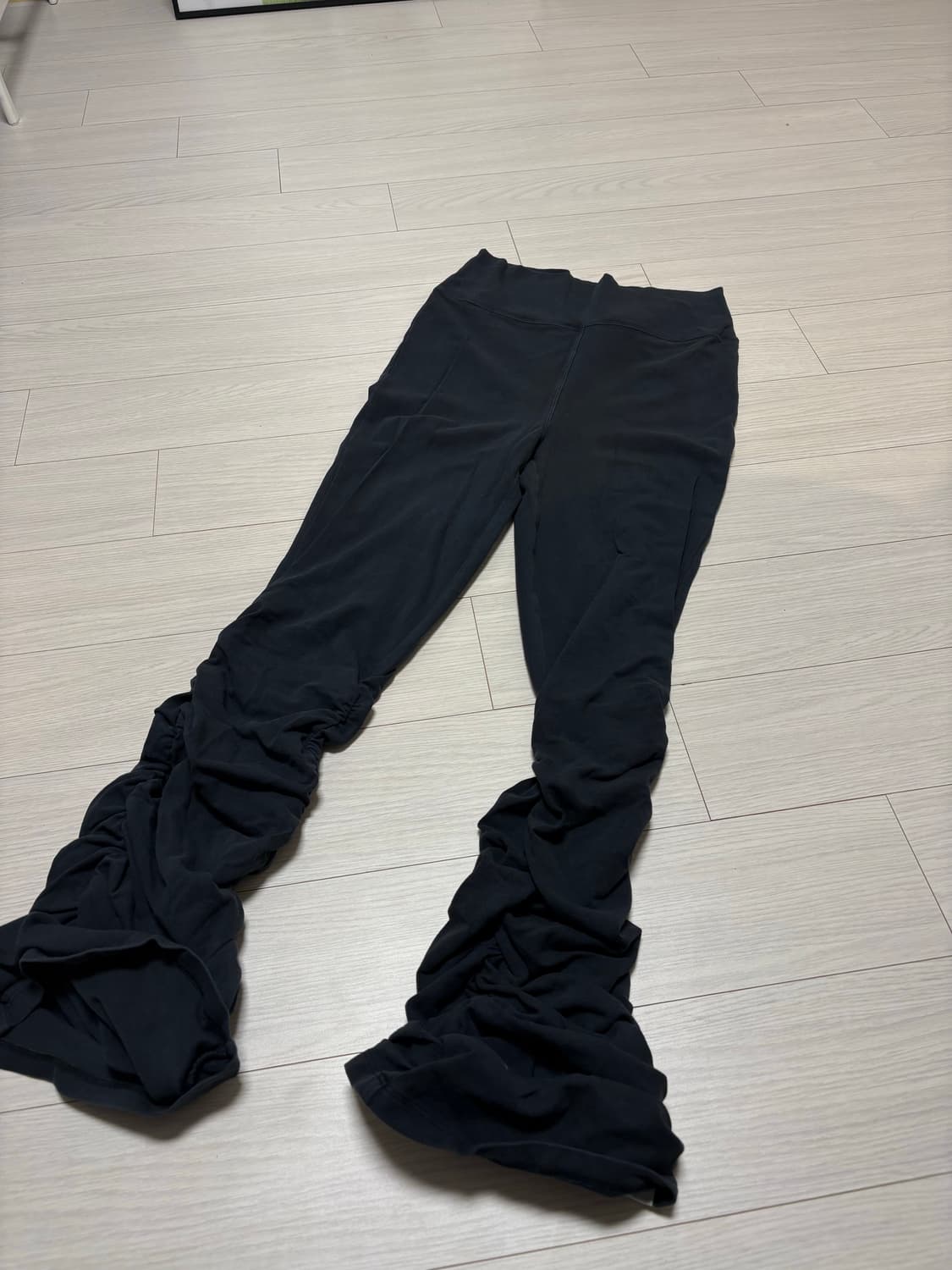 부디무드라 arrugas 레깅스 팬츠 블랙 S사이즈 상품이미지2