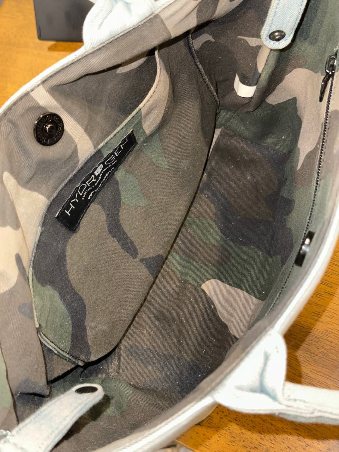 hydrogen 데님 토트백 상품이미지9