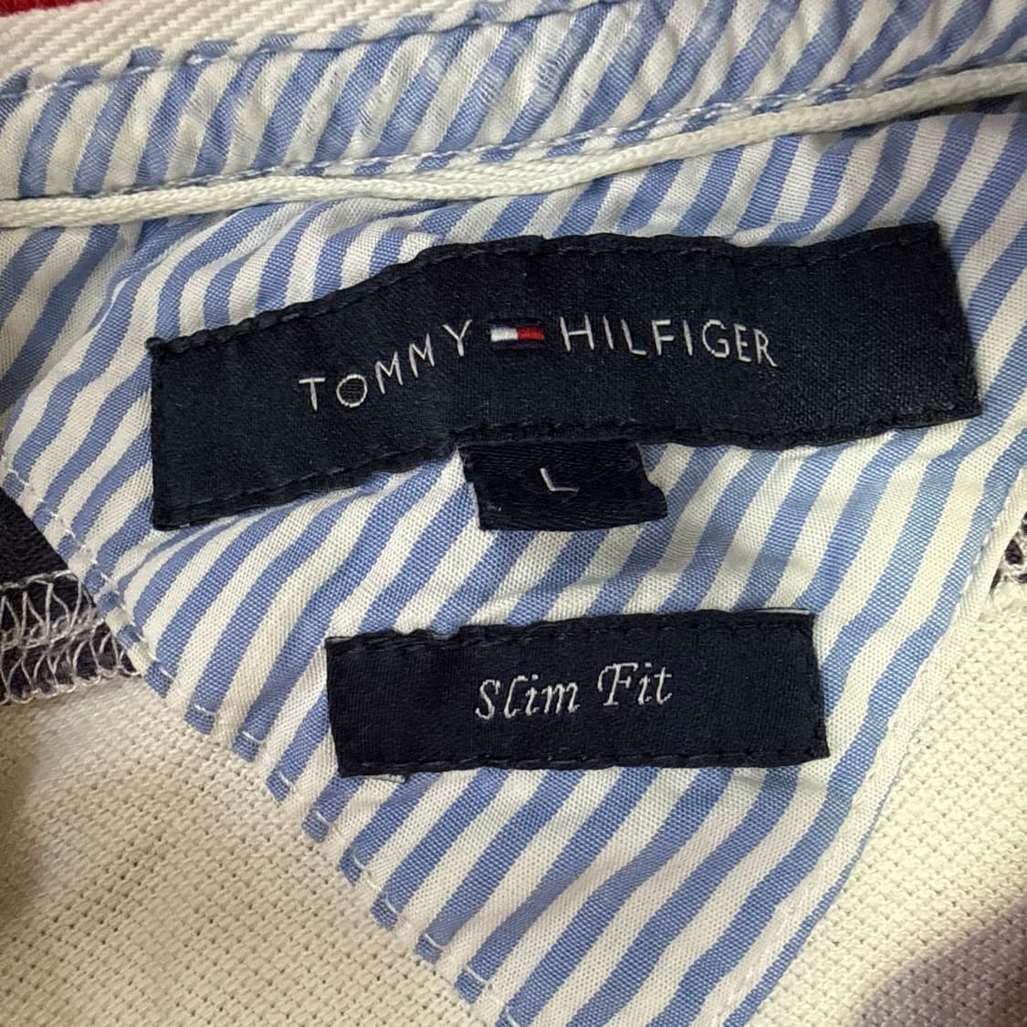 L 타미힐피거 슬림핏 스프라이트 반팔티 0305T 상품이미지3