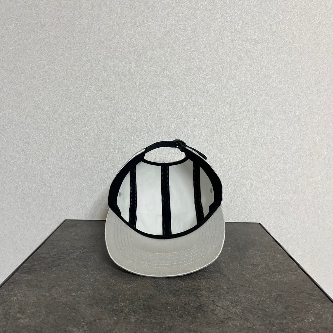 슈프림 워시드 실버 박스로고 캠프캡 모자 상품이미지5