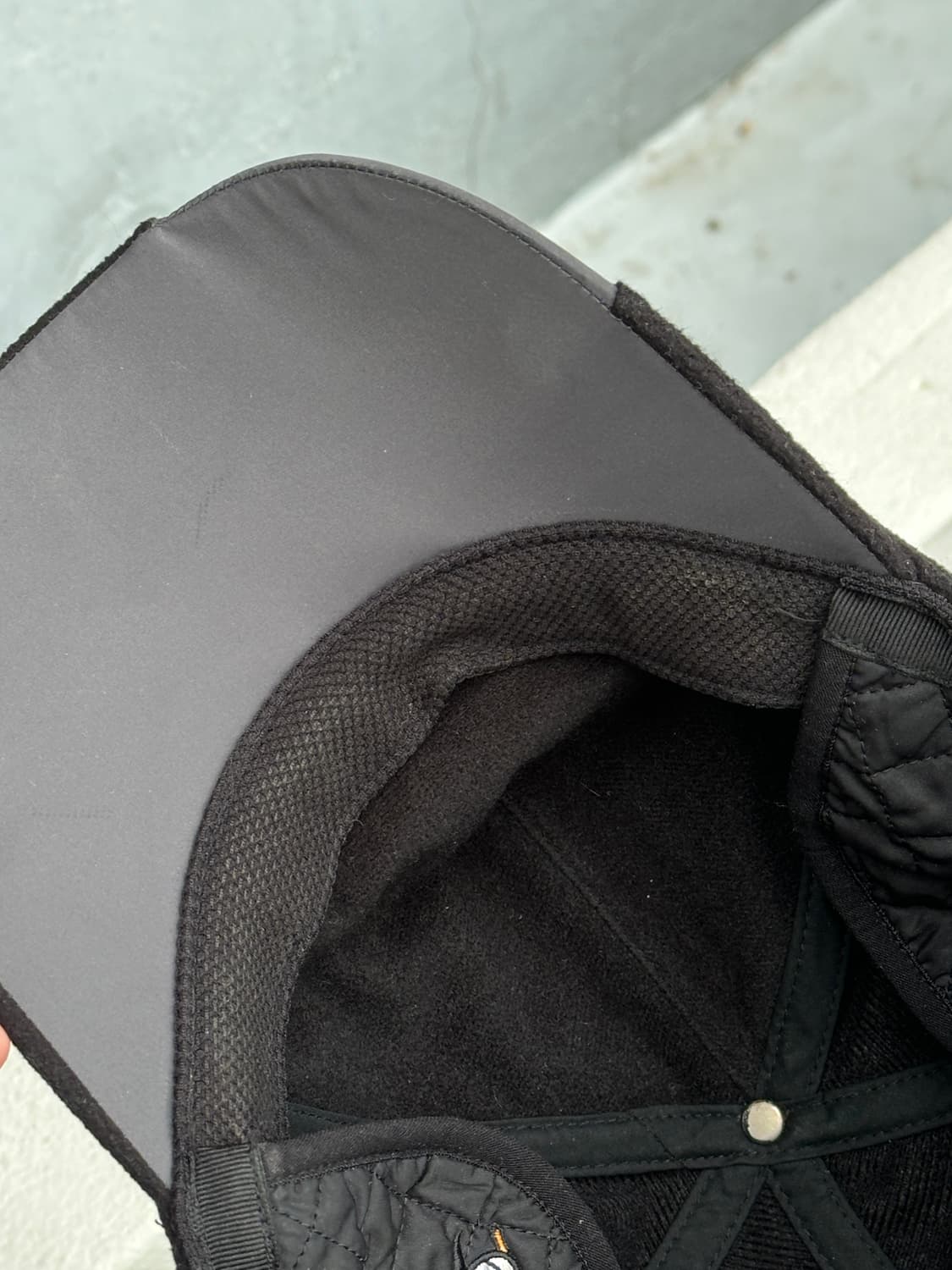 [M-L] 먼싱웨어 로고 플리스 볼캡 모자 골프 상품이미지5