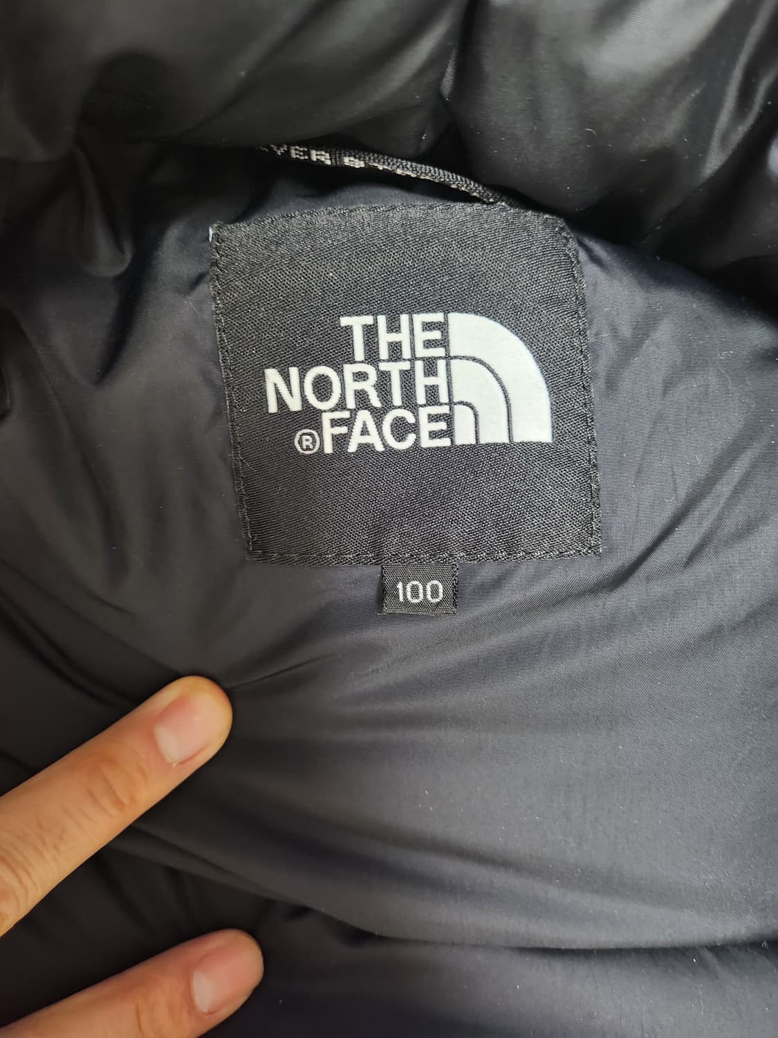 (105) 노스페이스 1996 눕시 700 패딩 그레이 회검 상품이미지6