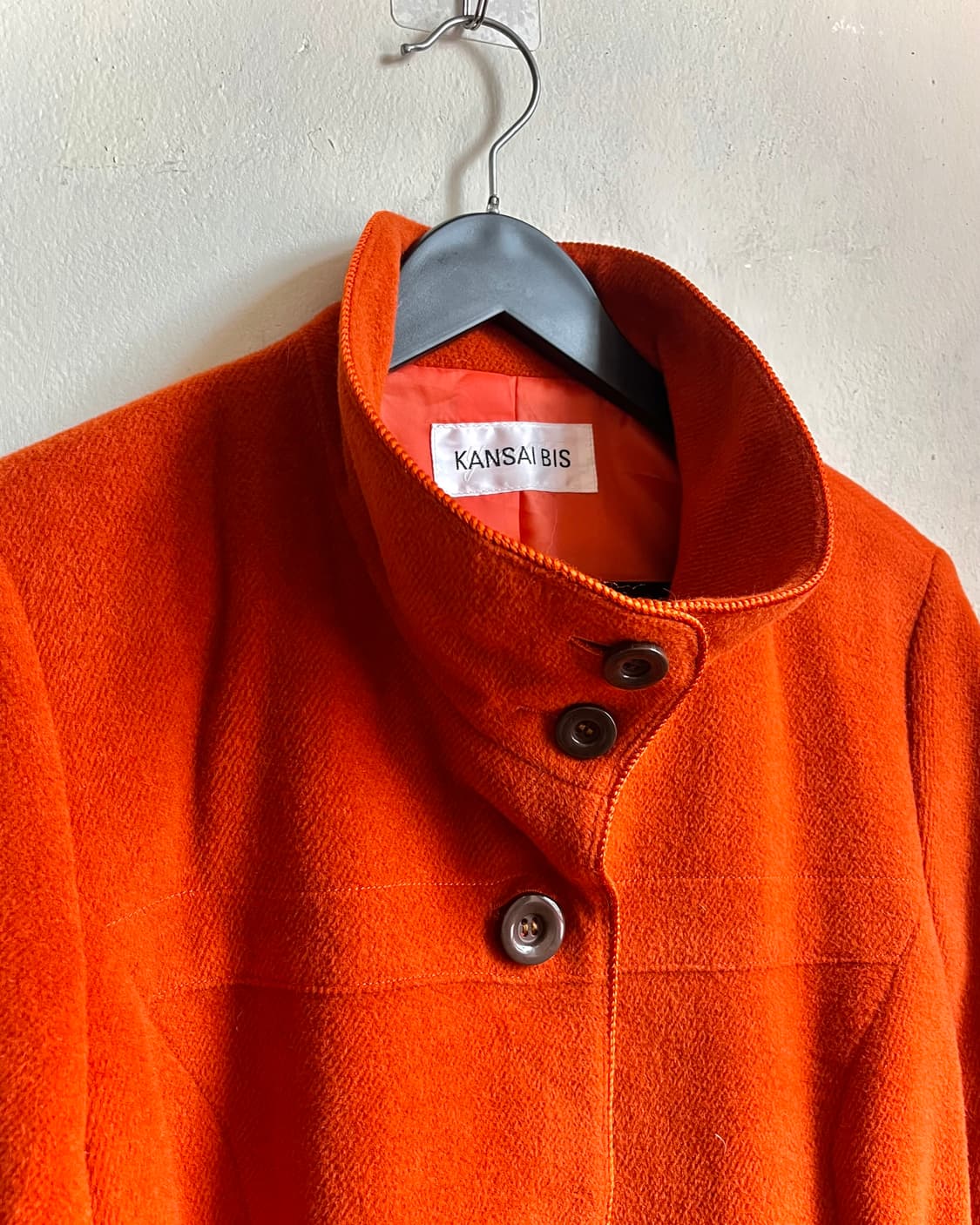 KANSAI BIS Vintage Belted Wool Coat 상품이미지4