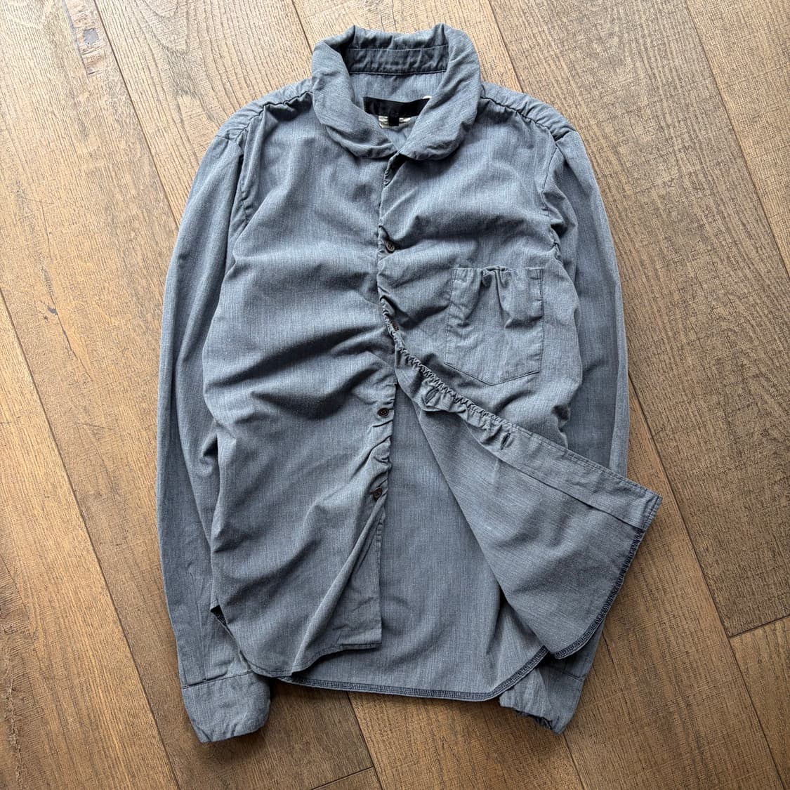 Whole Shirring Detail Blouse 상품이미지6