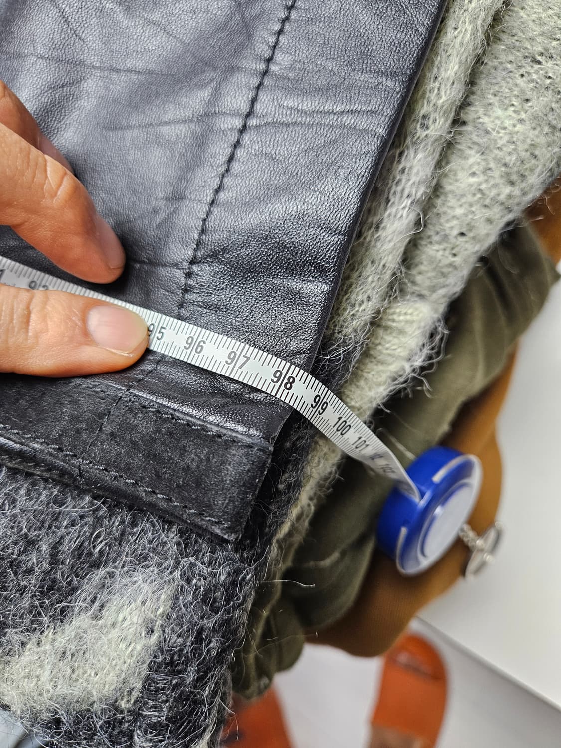 몽타주 가죽 팬츠 M 사이즈 상품이미지10