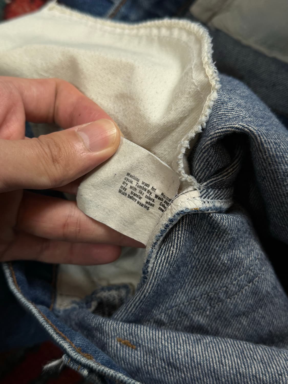 80's USA Made 빈티지 리바이스 517 오렌지탭 체인스티치 상품이미지10