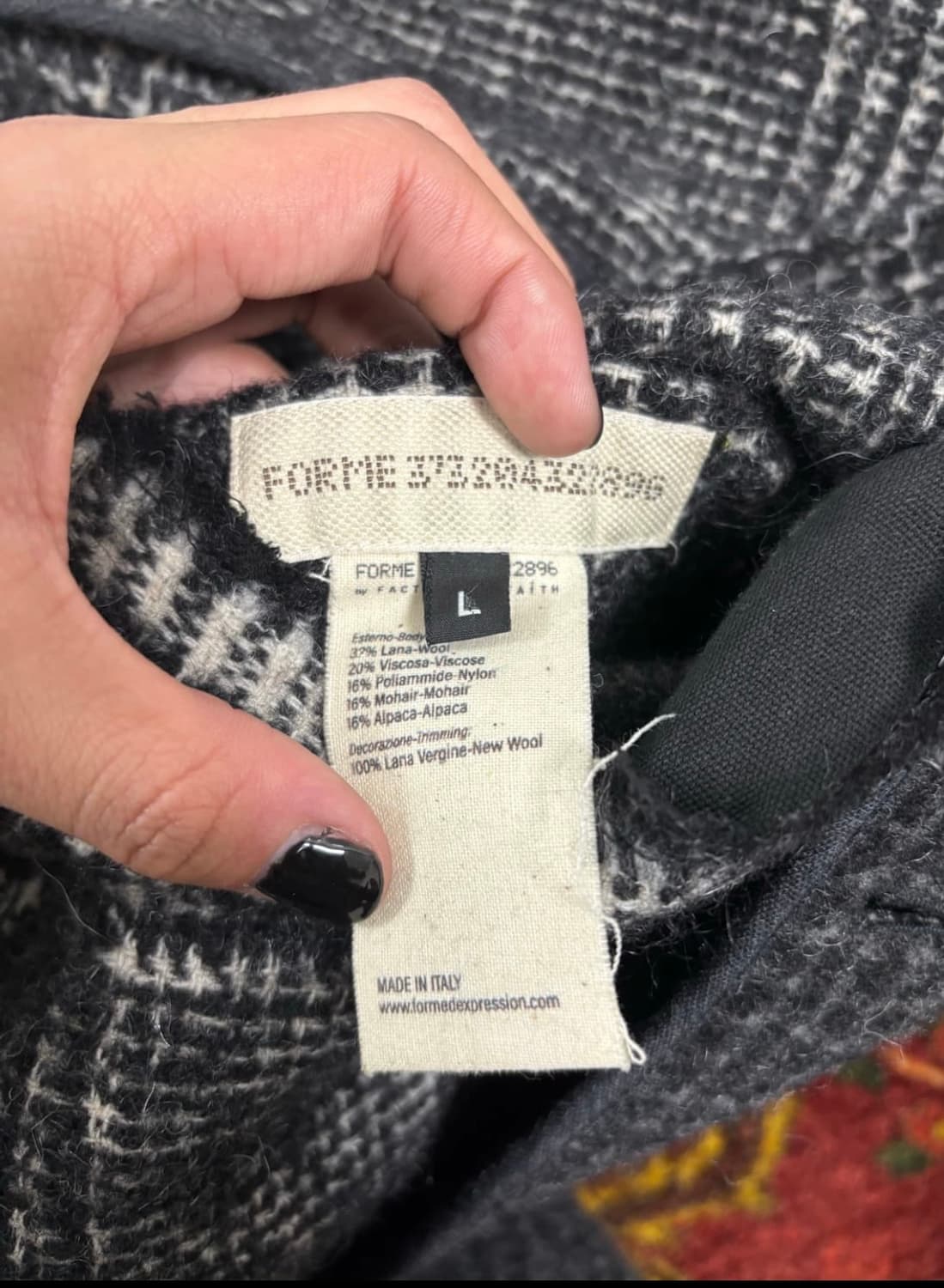 forme d'expression 리버시블 코트 상품이미지7