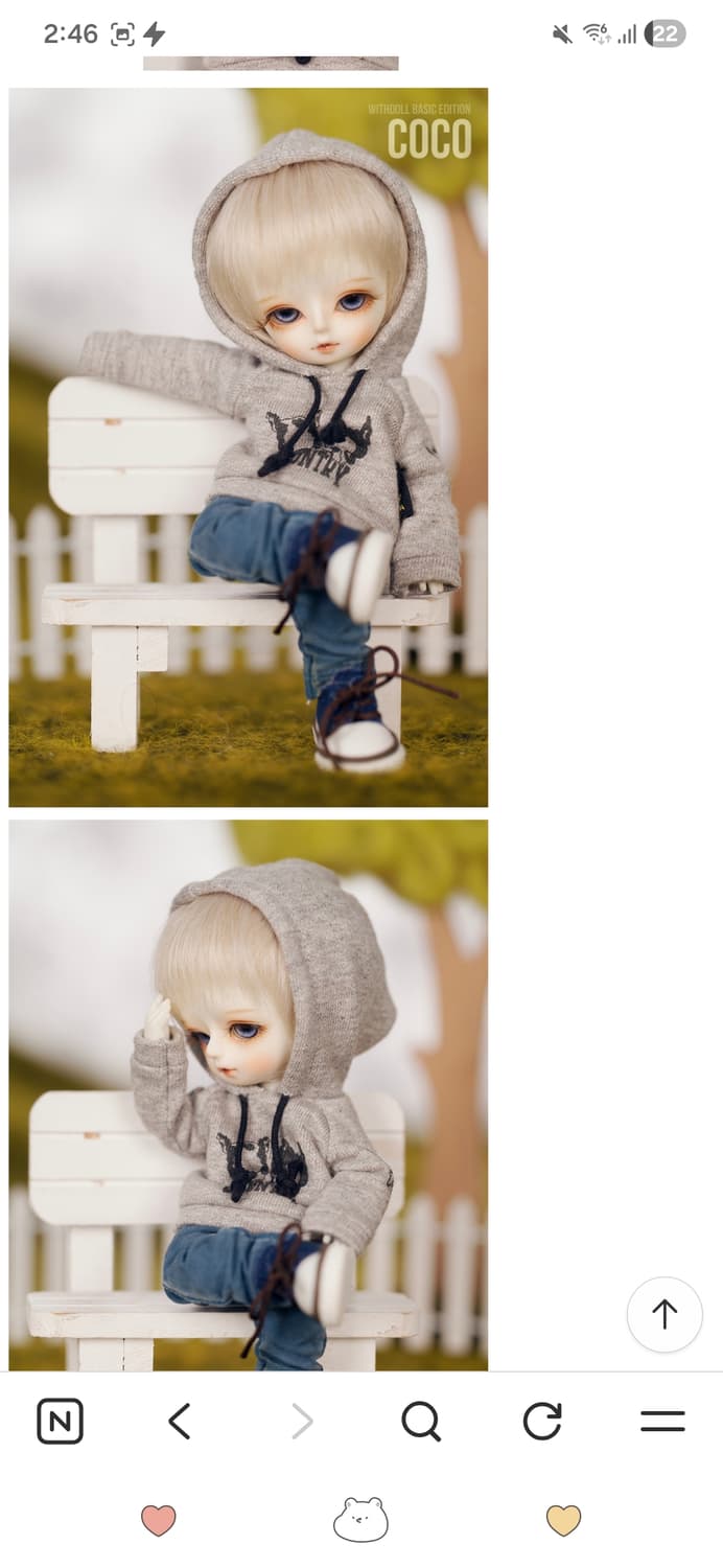 위드돌 포켓 BWD 사이즈 구체관절 구관 인형 상품이미지1