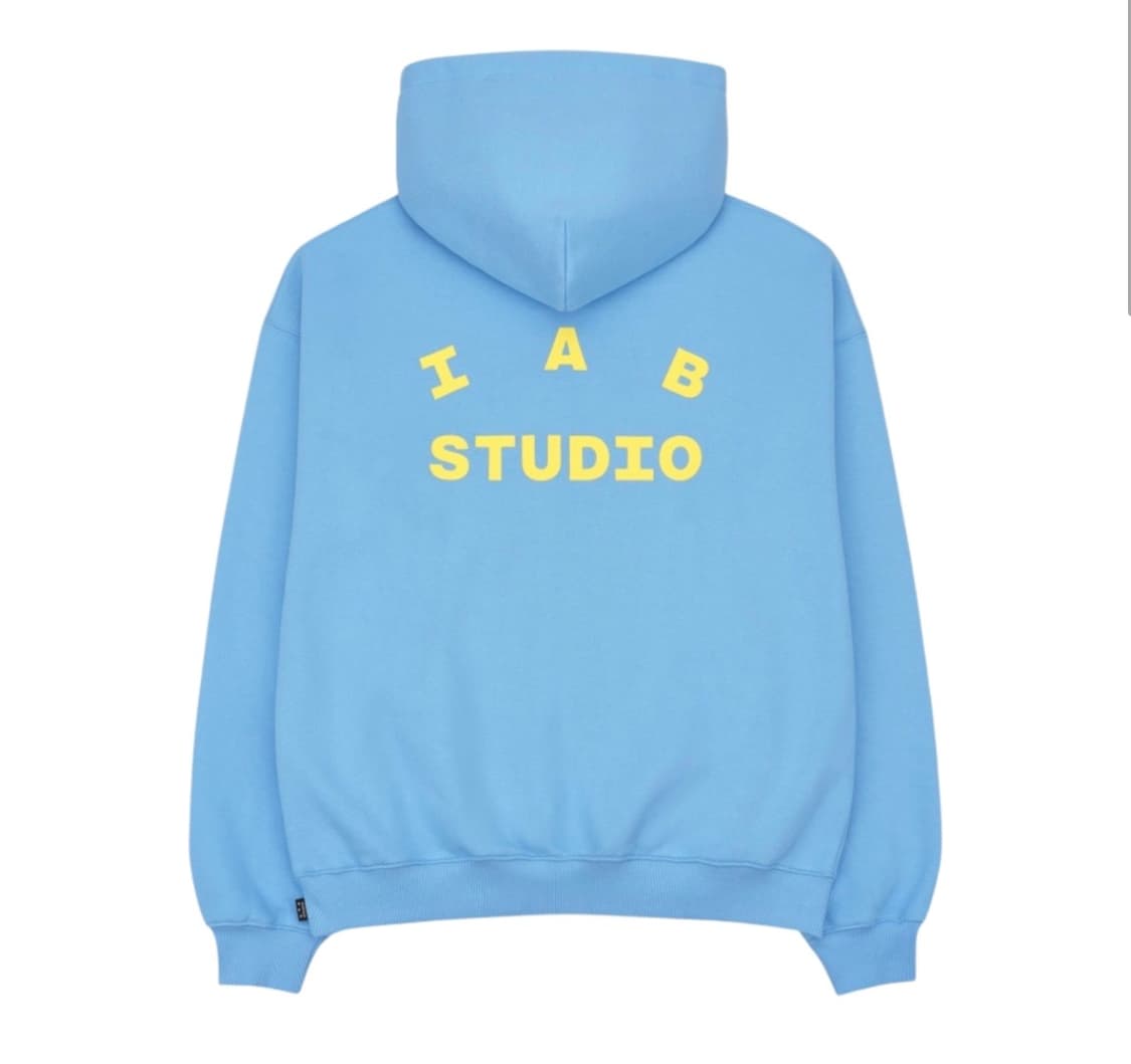 아이앱 스튜디오 후드 스카이 블루 레몬 M 사이즈 상품이미지5