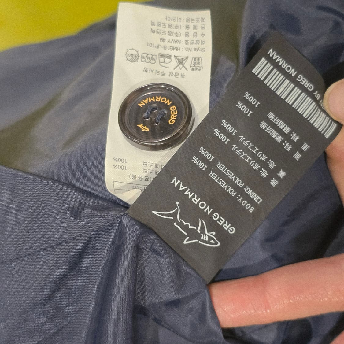 GREG NORMAN 그레그노먼 남성 네이비 코트 상품이미지4