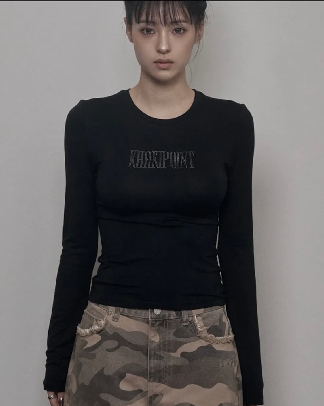 [카키포인트] 큐빅 티셔츠 Cubic T-shirt (black) 새상품 상품이미지2