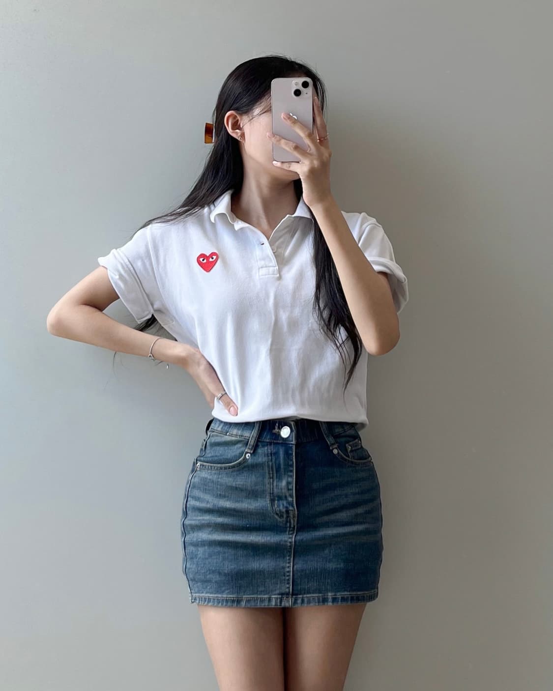 꼼데가르송 반팔 카라티  상품이미지3