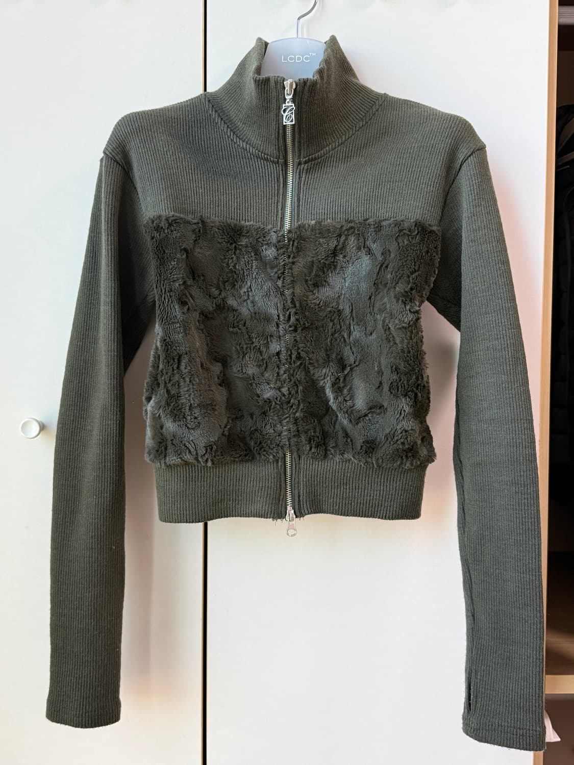 Curetty 큐리티 니트집업 상품이미지1