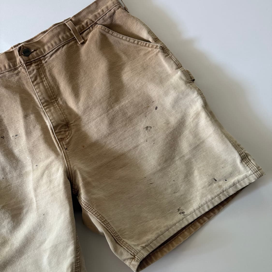 (os) Carhartt 칼하트 캔버스 카펜터 반바지 쇼츠 상품이미지3