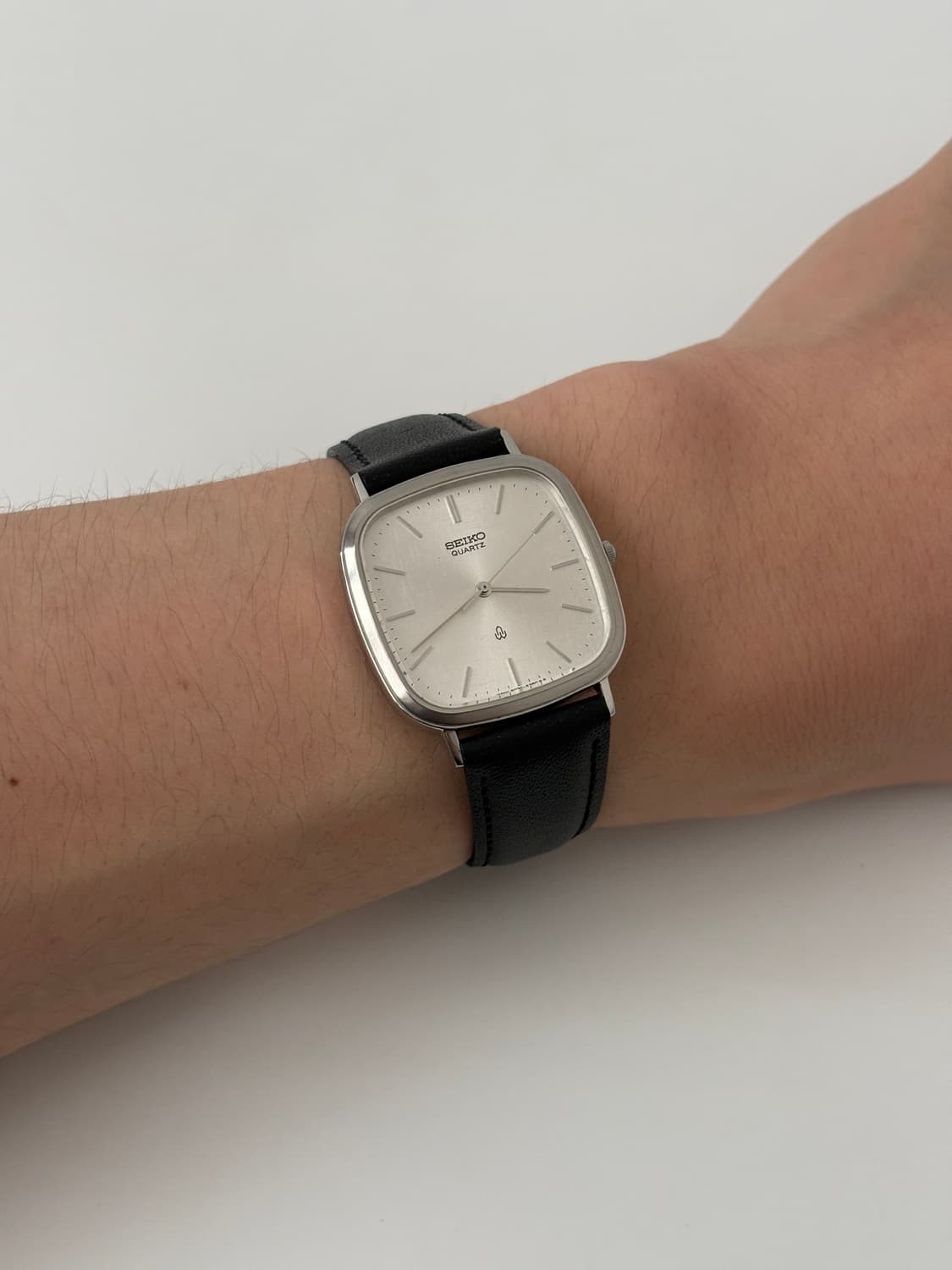 1980s Bokashi Dial Silver Square Quartz 상품이미지8