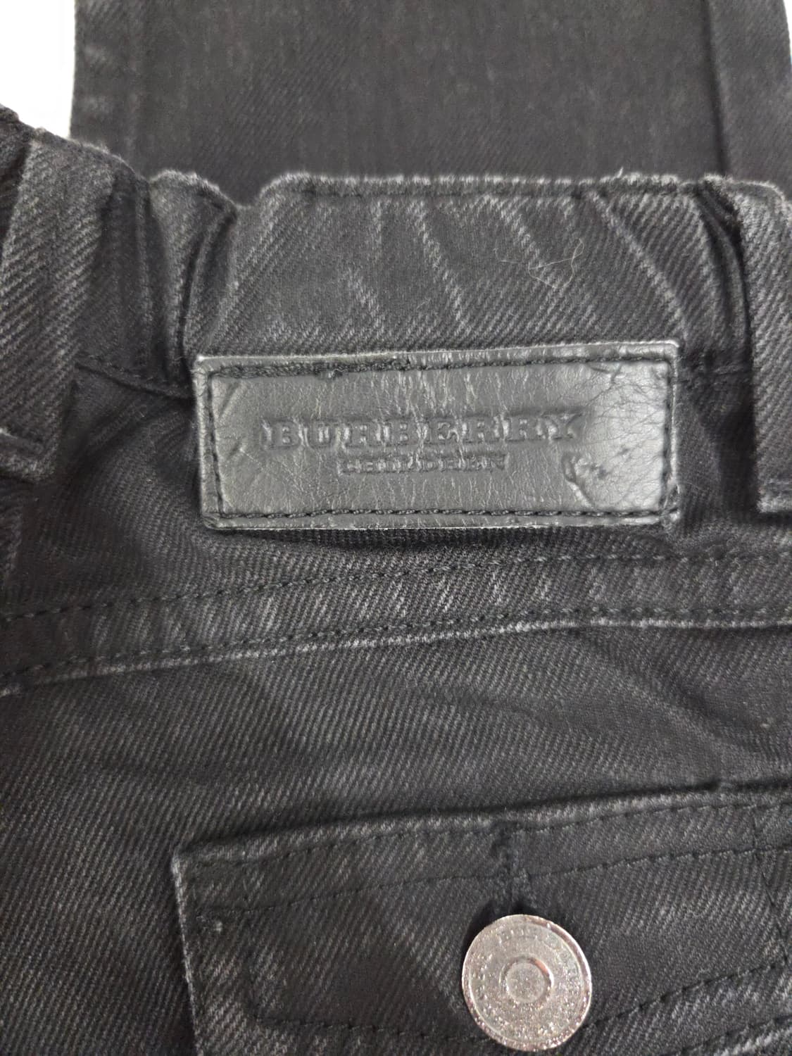 버버리 칠드런 블랙 데님 팬츠 청바지 상품이미지3