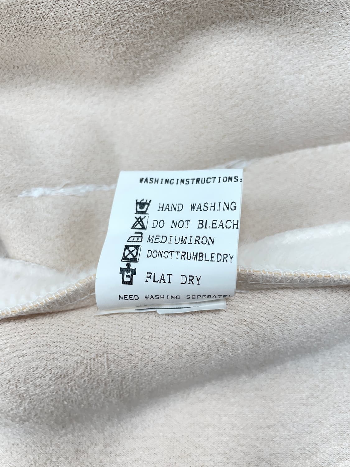 시크헤라(CHICHERA) 라운드넥 에코 퍼 무스탕 자켓 상품이미지4