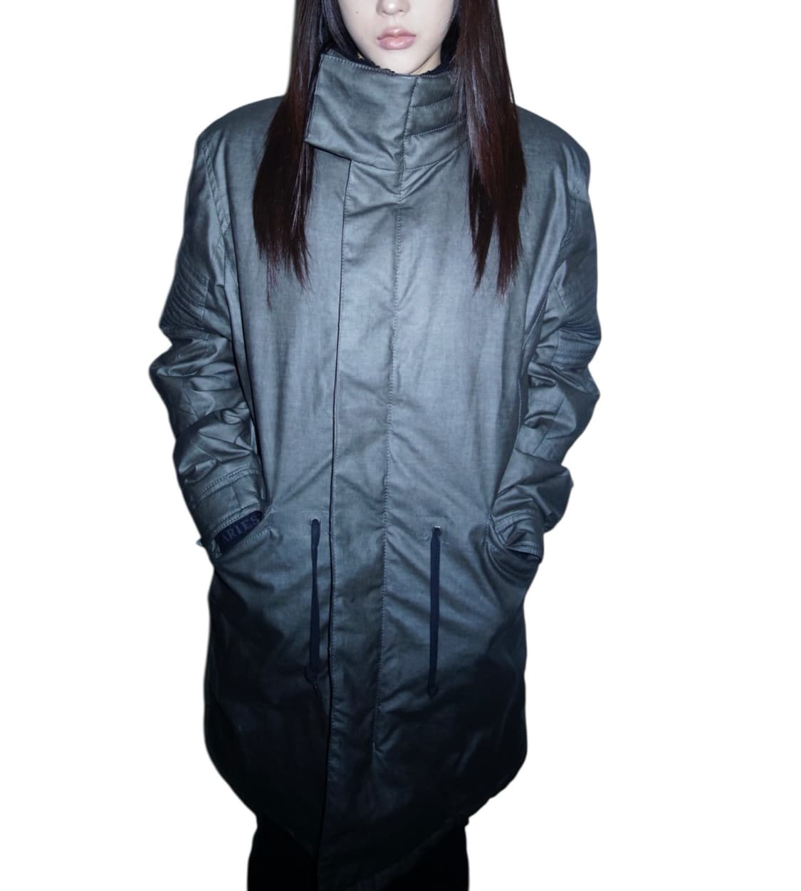 헬무트 랭 아카이브 바이커 하이넥 코트 패딩 상품이미지1